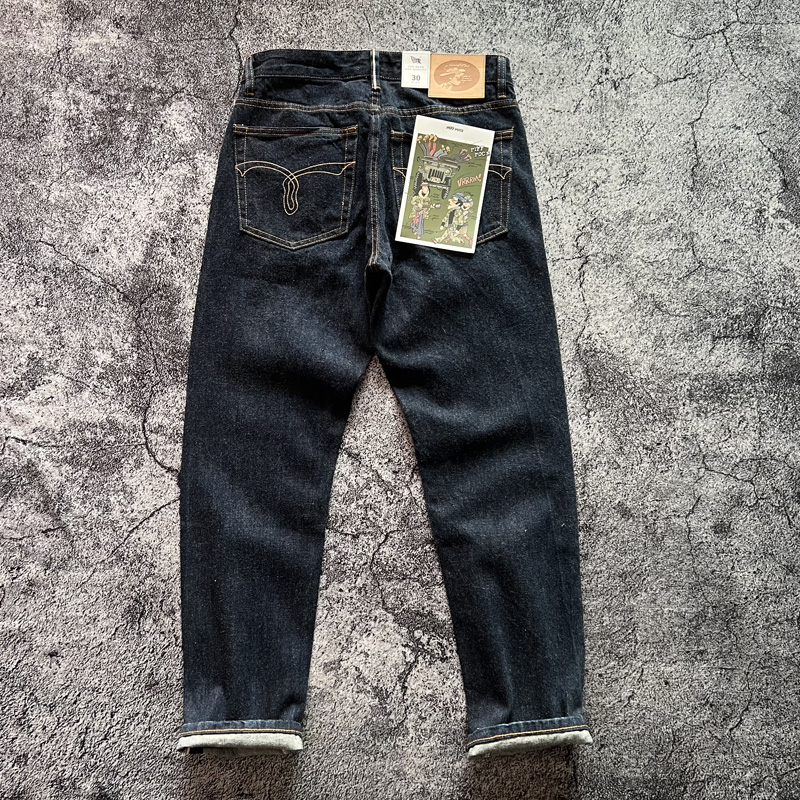 Levis Jeans 501 - Celana Denim lurus ramping Retro Amerika