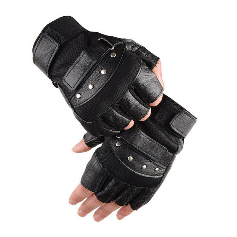 Workout Glove Gym - Sarung tangan Fitness kulit setengah jari