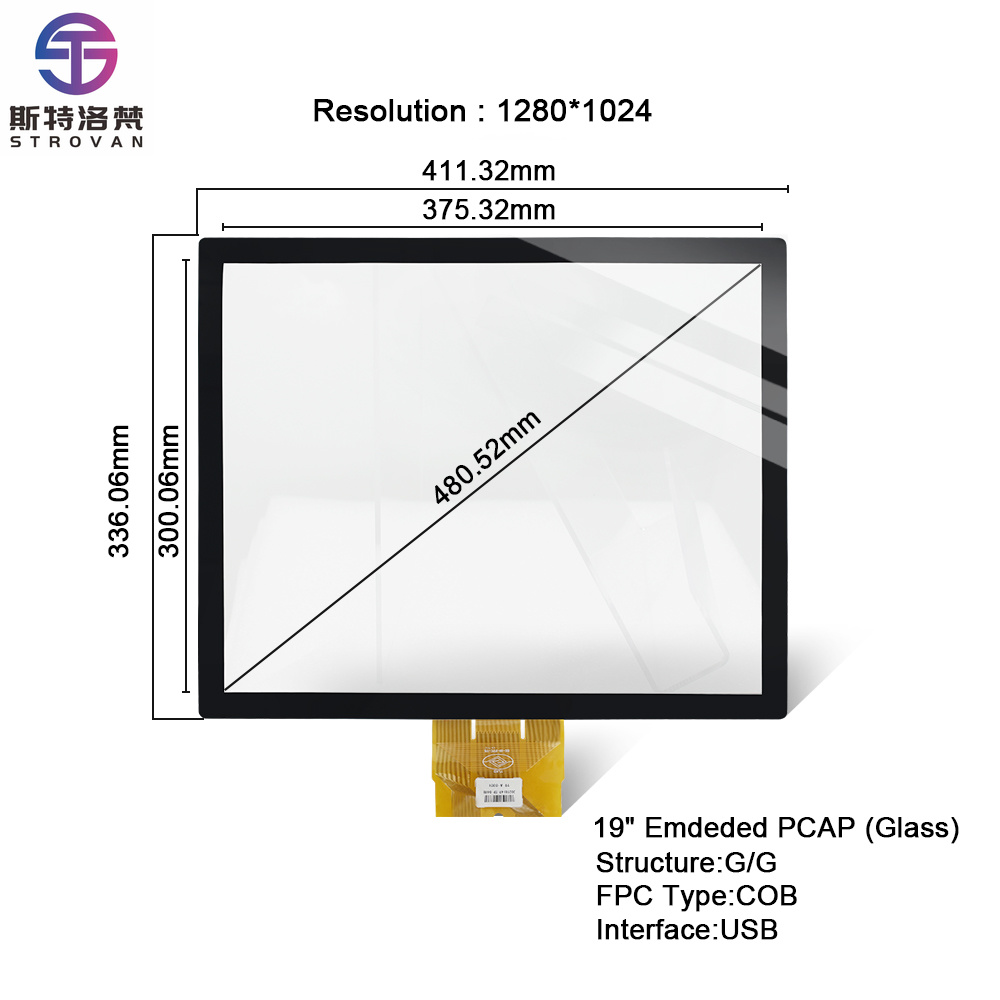 Layar PCAP 19 Inci Panel Senso - Touchscreen Glove Capacitive ulasan dan harga