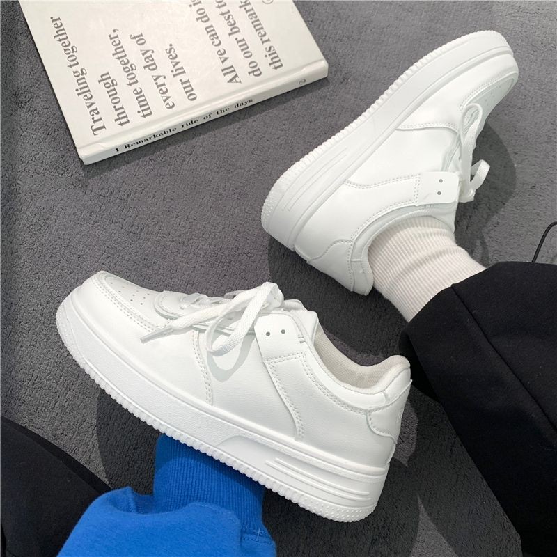 Sepatu Sneakers Putih Platform - Vans Shoes Old Skool ulasan dan harga