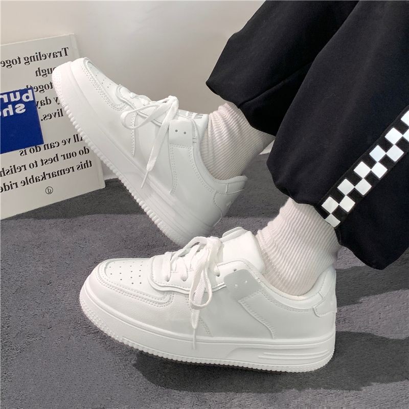 Sepatu Sneakers Putih Platform - Vans Shoes Old Skool ulasan dan harga
