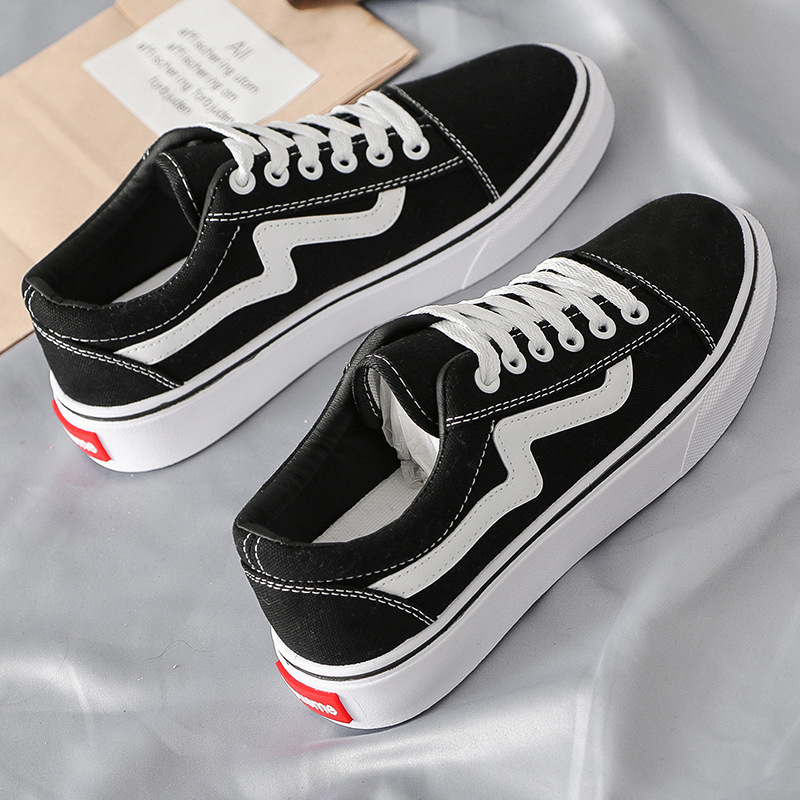 Sepatu Kanvas Baru Musim Semi  - Vans Shoes Old Skool ulasan dan harga